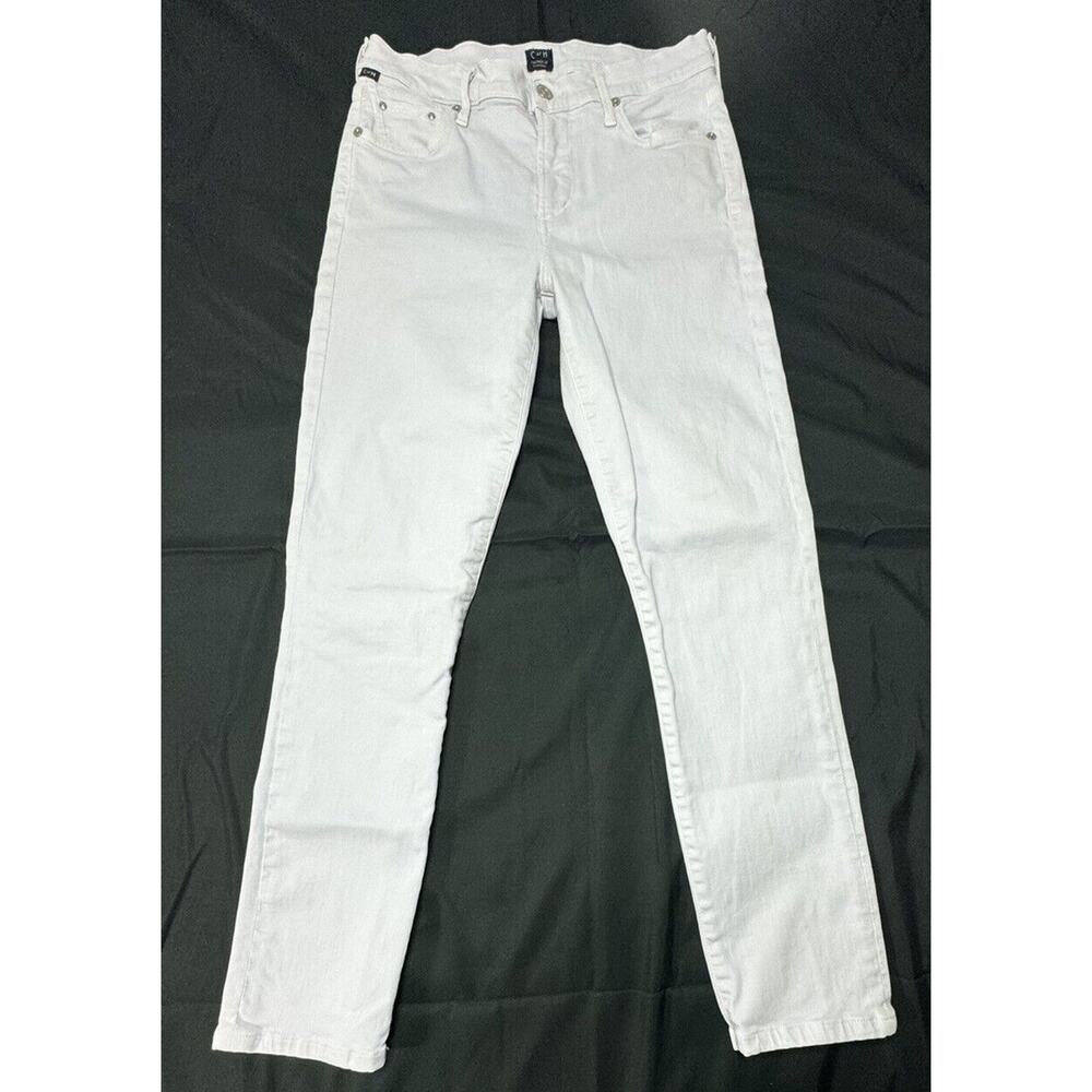 COH Women's Rocket Crop High Rise Skinny Light Purple Denim Jeans Size 28x25.5*